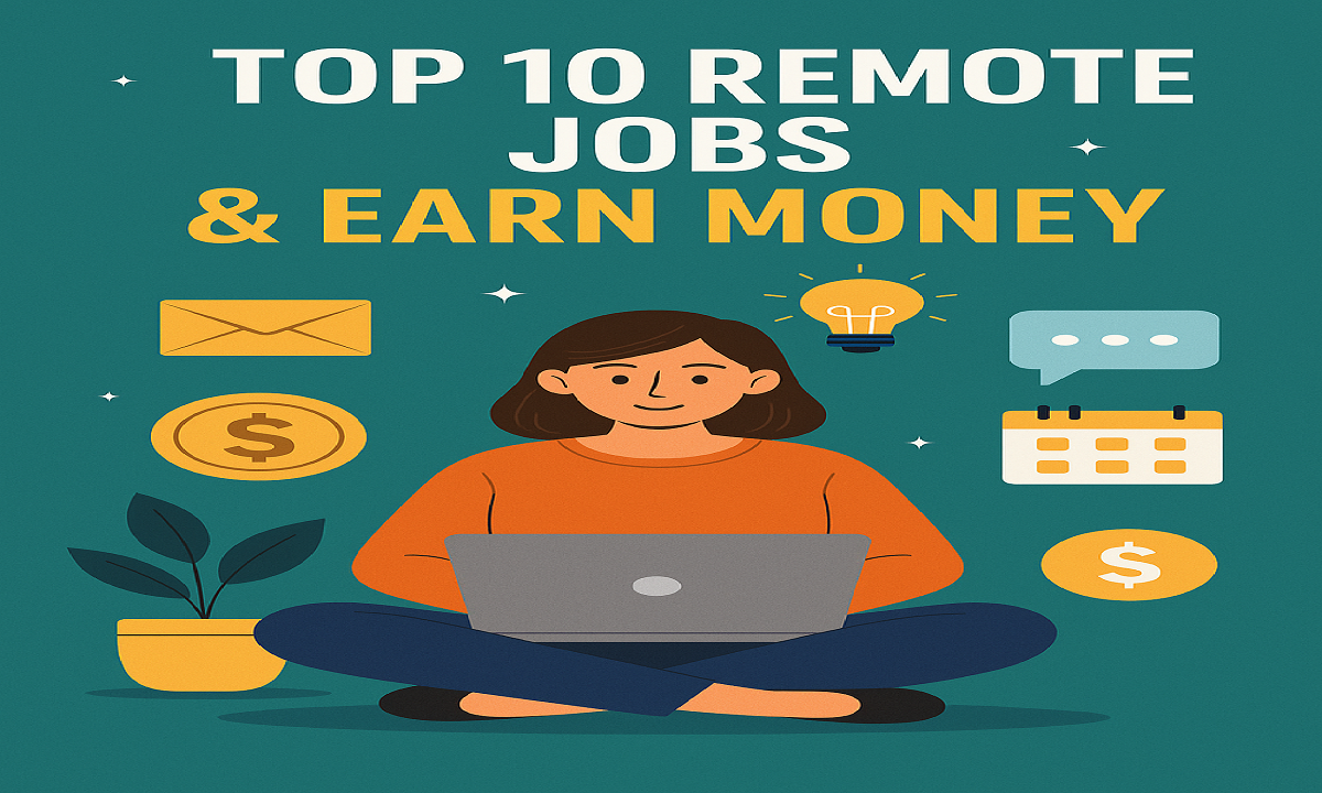 Top 10 Remote Jobs You Can Do From Home & Earn Money