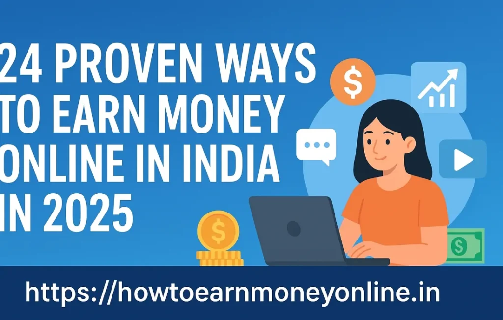 24 Proven Ways to Earn Money Online in India in 2025