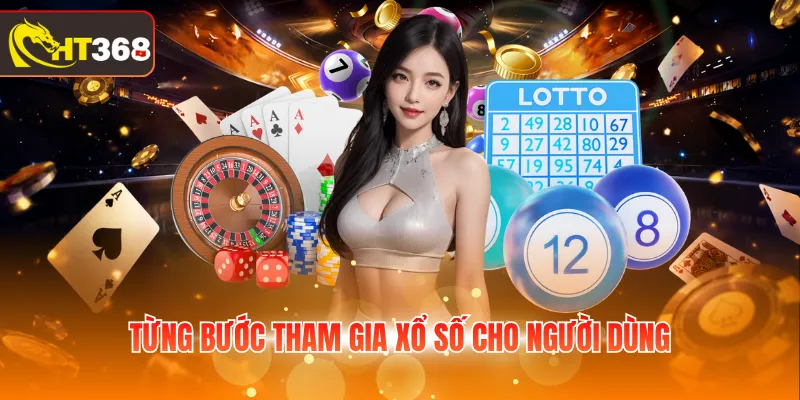Từng bước tham gia xổ số cho người dùng